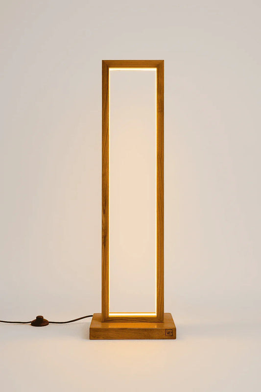 Tall Teak Wood Floor Lamp – A Statement of Warmth & Style - NixWoods