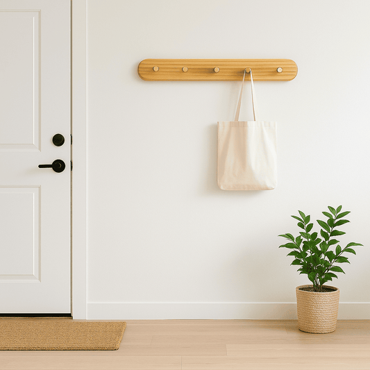 Pine Wall Hook Rack – Strong & Stylish Entryway Hanger - NixWoods