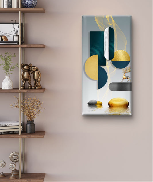 Golden Stereo Porche Wall Art