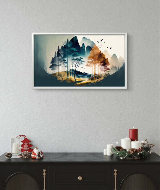 Seasons Within the Forest Wall Art