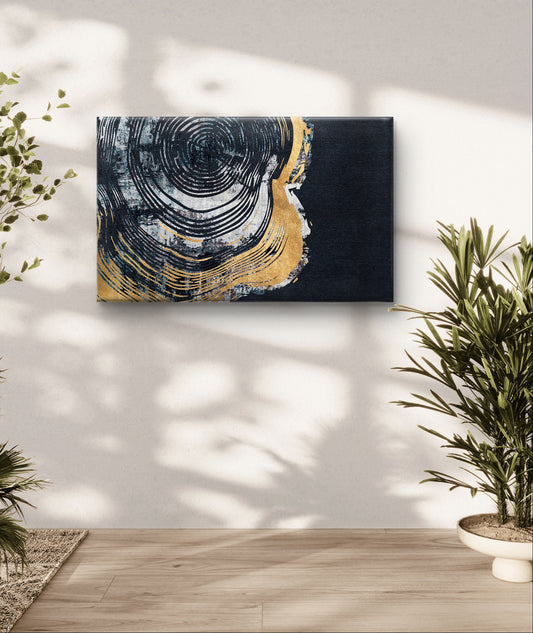 Gold Texture Design Abstract Art