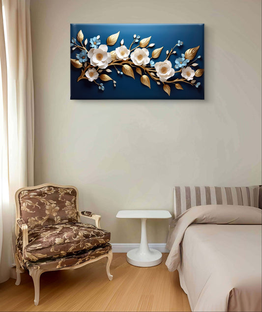Elegant Floral Wall Art – Abstract Modern Design