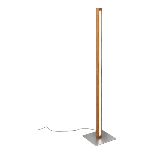 Scandinavian Teak Woods Linear Floor Lamp
