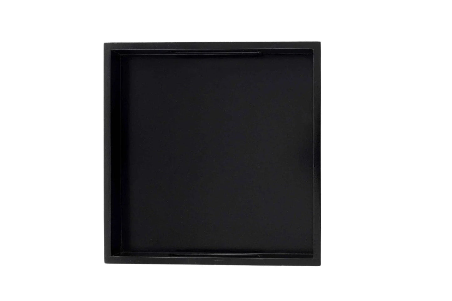 Sleek Black MDF Tray – Minimalist Serving & Organizing Tray for Home & Office - NixWoods