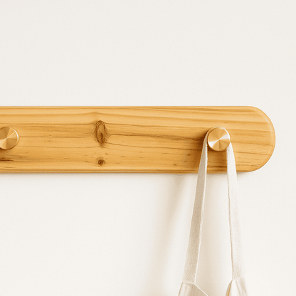 Pine Wall Hook Rack – Strong & Stylish Entryway Hanger - NixWoods
