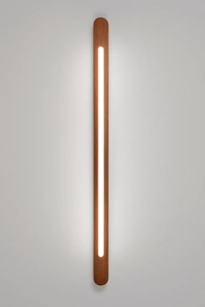 Vertical Wooden Wall Light – Minimalist Accent Lighting | Handcrafted by NixWoods - NixWoods