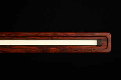 Rosewood Pendant Light – Hollow Curved Hanging Light for Modern Interiors - NixWoods