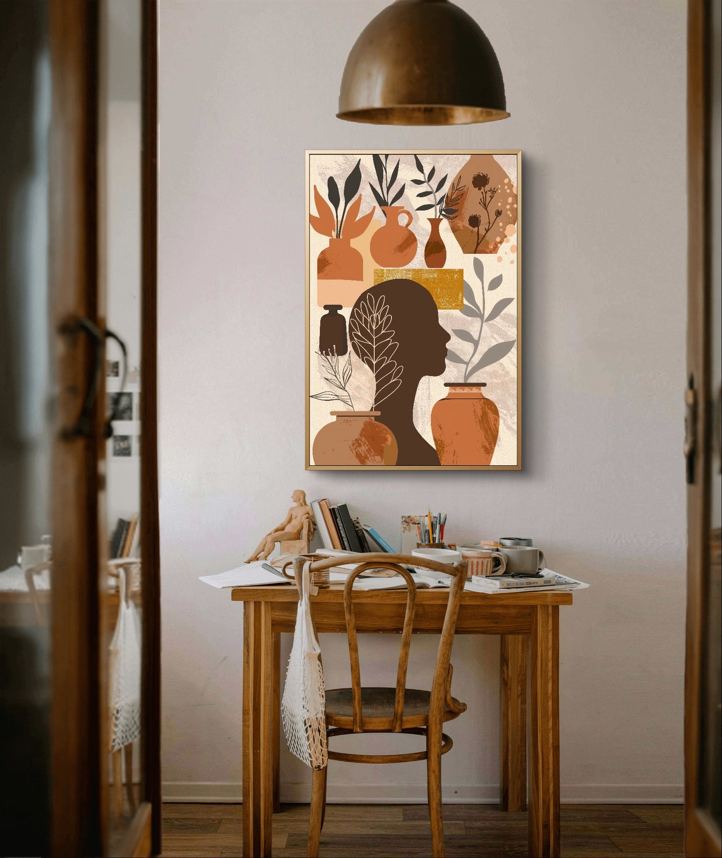 Terracotta Muse Boho Art