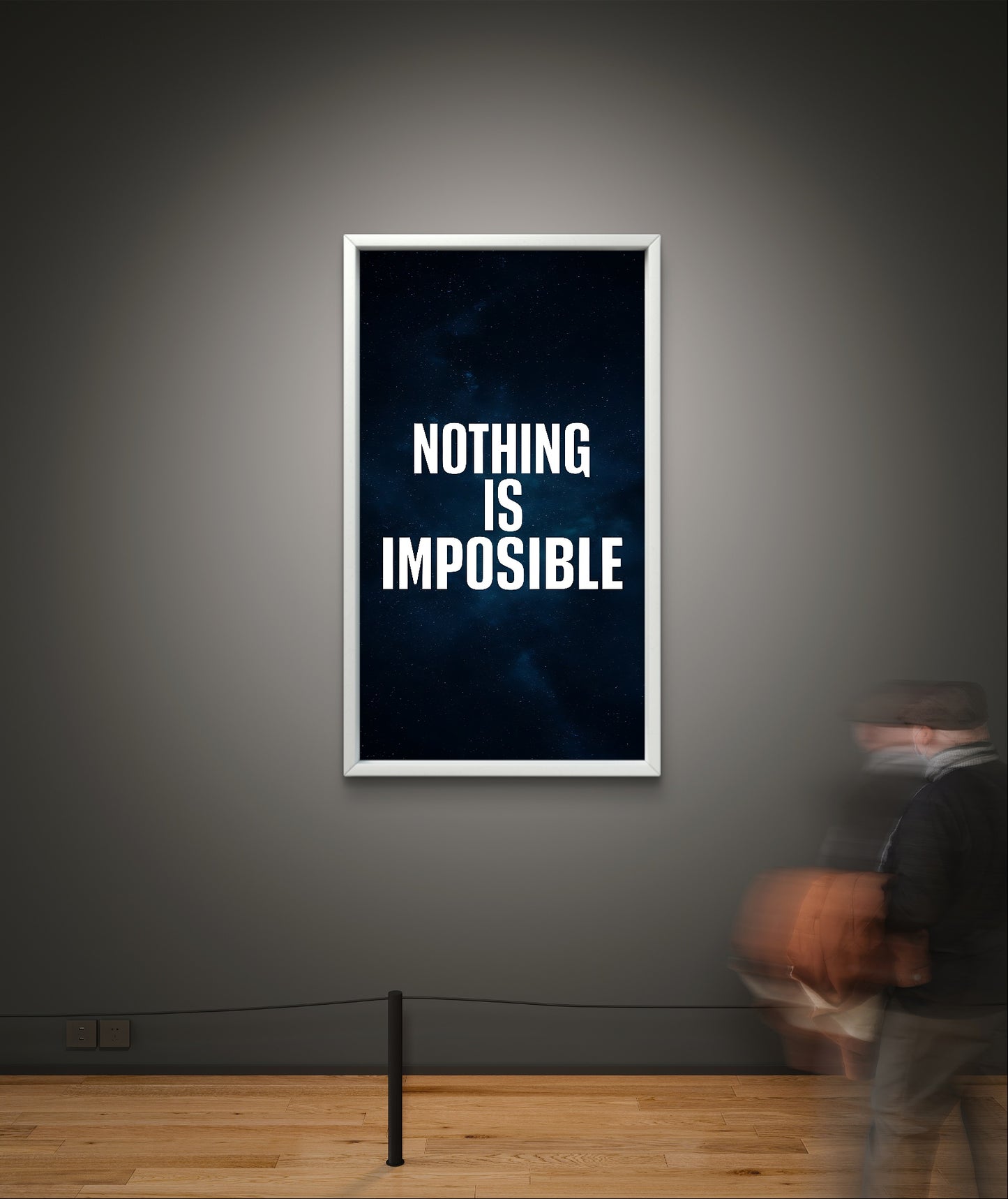 NOTHING IS
IMPOSIBLE Wall art