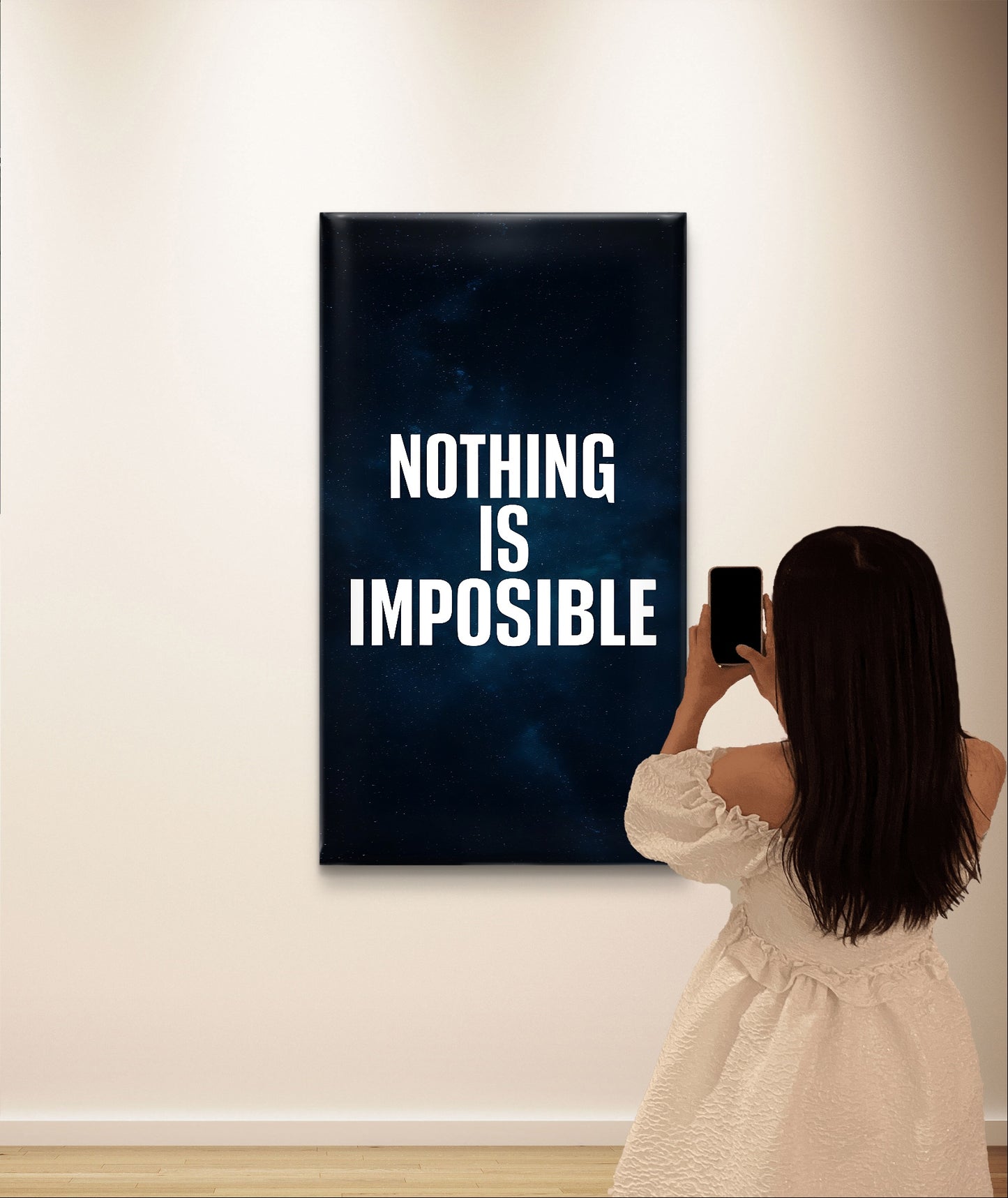 NOTHING IS
IMPOSIBLE Wall art