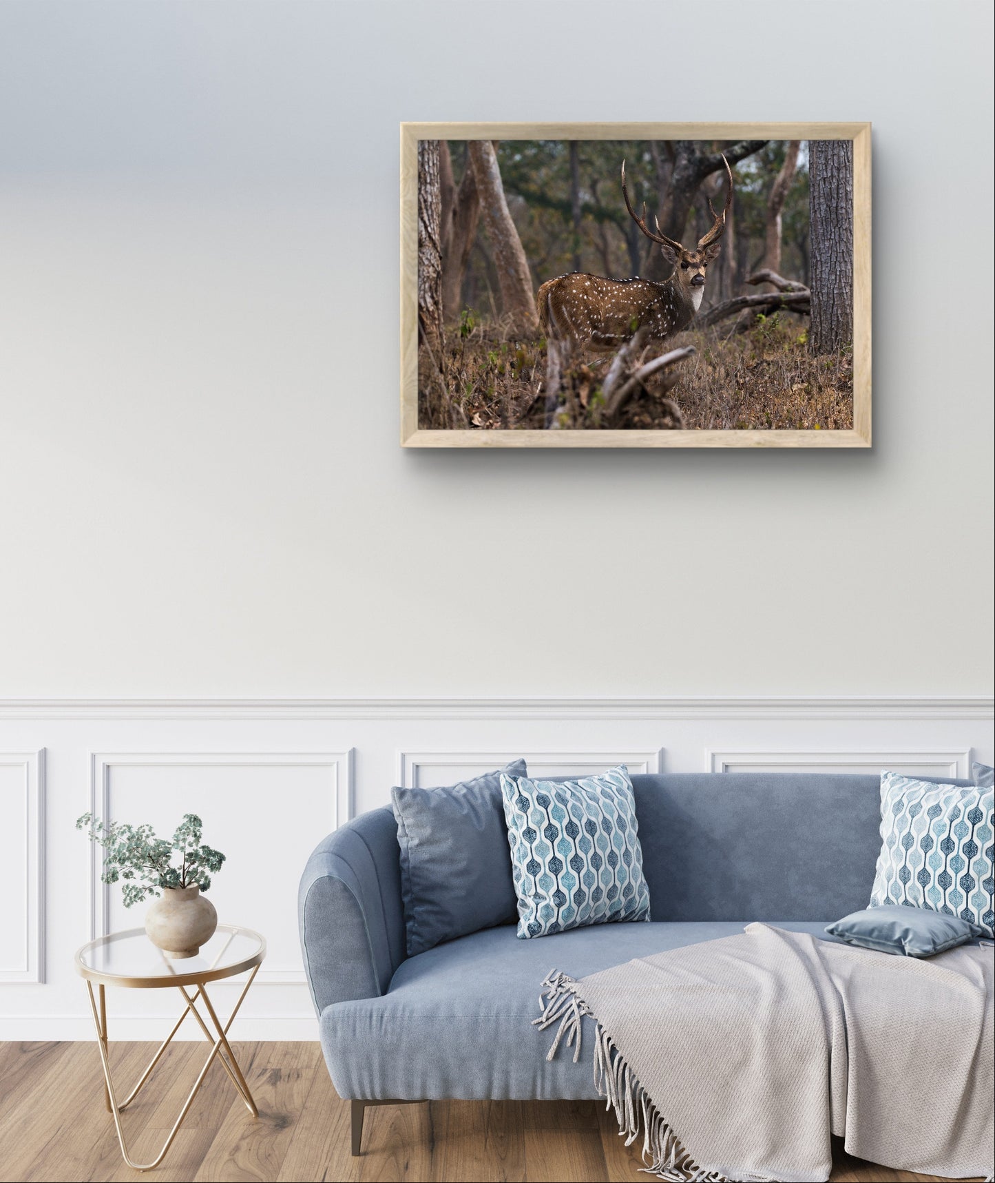 Chital in Mudumalai National Park India Wall Art