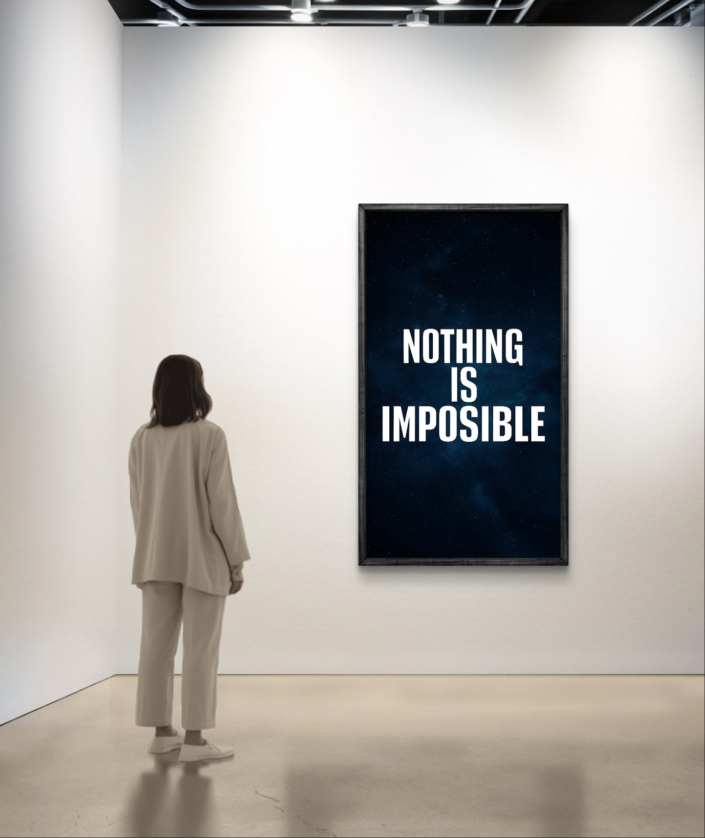 NOTHING IS
IMPOSIBLE Wall art