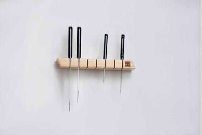 Pine Knife Holder – Sleek Wall-Mounted - NixWoods