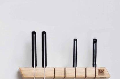 Pine Knife Holder – Sleek Wall-Mounted - NixWoods