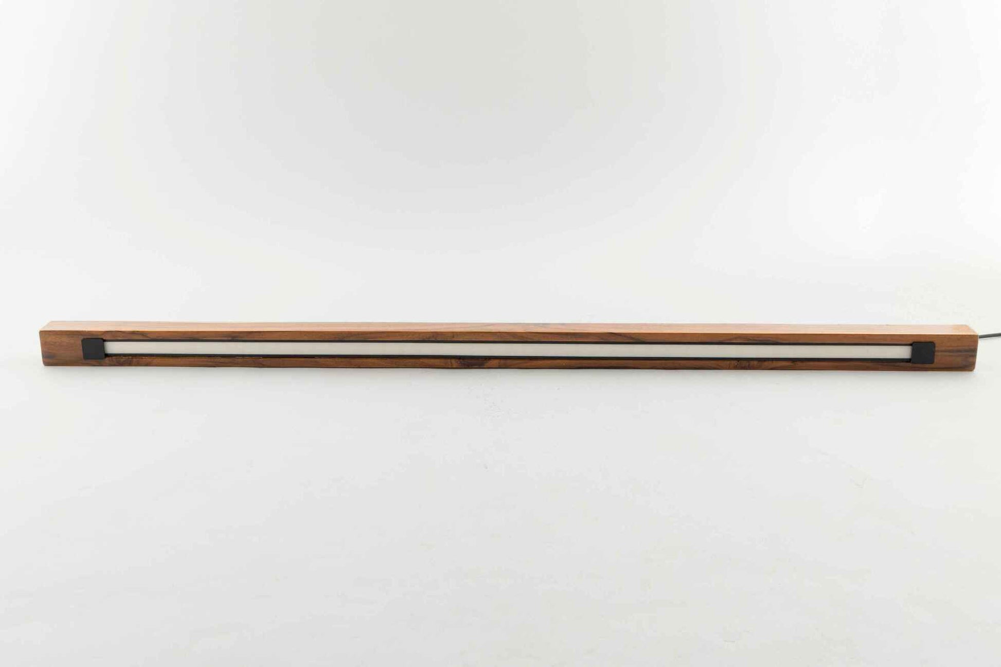 Teak Wood Pendant Light – Rectangle Handcrafted Minimalist LED Ceiling Light for Dining & Kitchen - NixWoods