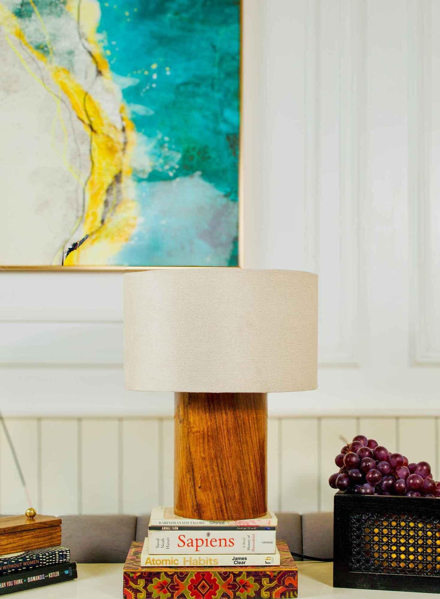 Exquisite Rosewood Table Lamp - NixWoods