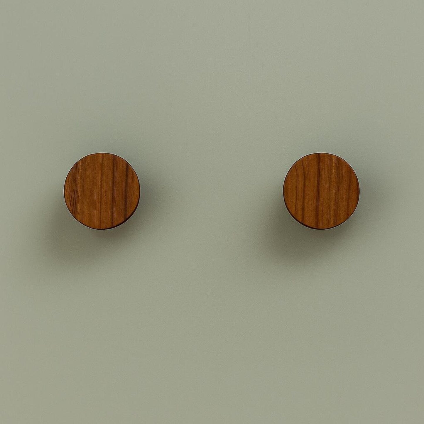 Matte Black/ Brown Wall Hook – Minimalist Modern Peg for Coats, Bags & Towels - NixWoods