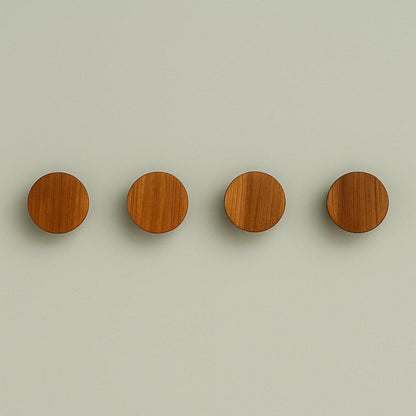 Matte Black/ Brown Wall Hook – Minimalist Modern Peg for Coats, Bags & Towels - NixWoods