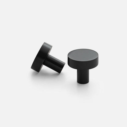 Matte Black/ Brown Wall Hook – Minimalist Modern Peg for Coats, Bags & Towels - NixWoods