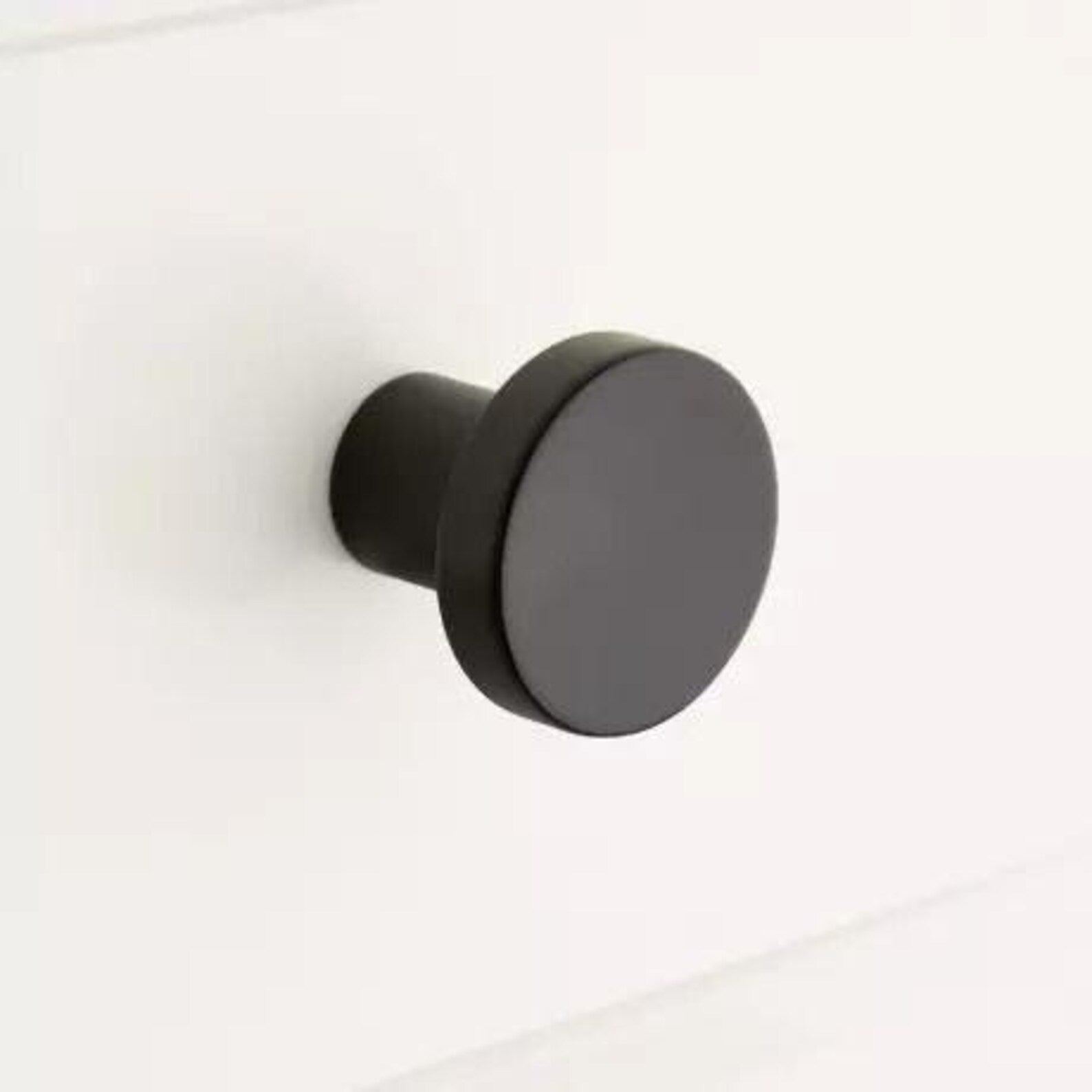 Matte Black/ Brown Wall Hook – Minimalist Modern Peg for Coats, Bags & Towels - NixWoods
