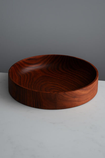 Rosewood Bowl – Decorative Wooden Centerpiece for Table or Entryway - NixWoods