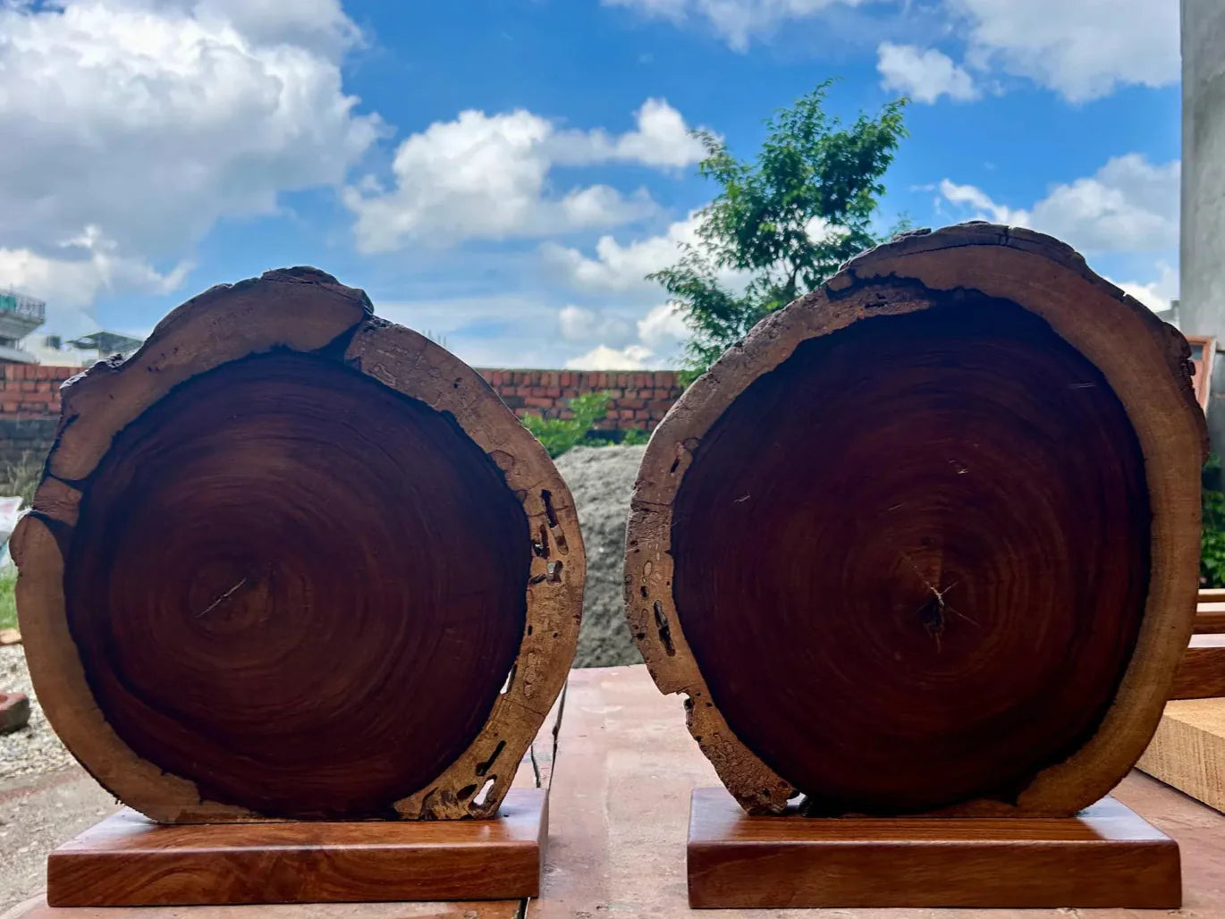 Live Edge Magnetic Knife Block – Natural Wood Stand for Kitchen Storage & Display - NixWoods