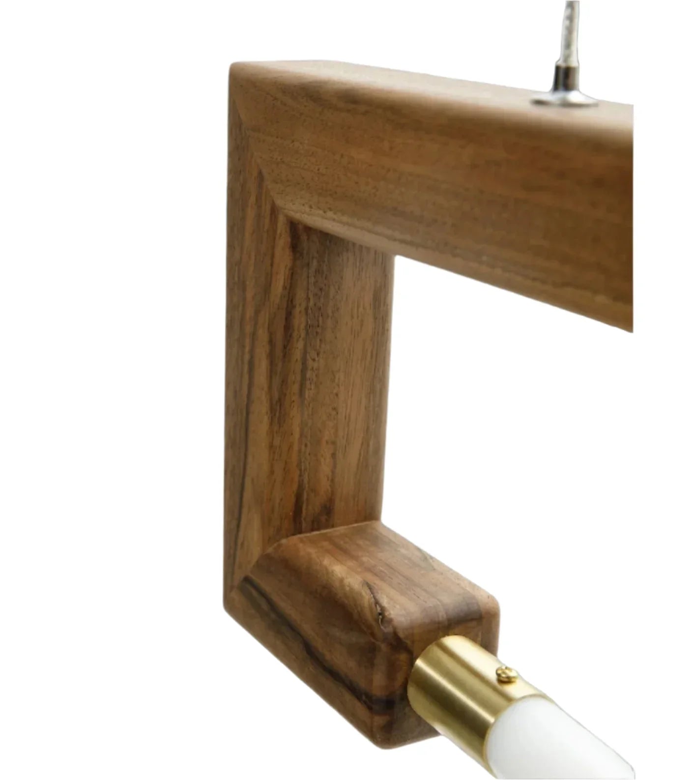 Luxury Rosewood LED Pendant Light – 360° Glow Hanging Lamp for Modern & Cozy Interiors - NixWoods