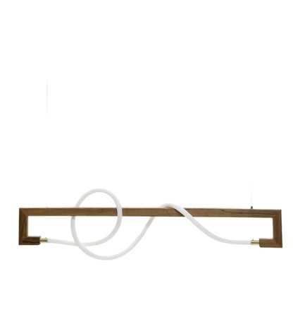 Luxury Rosewood LED Pendant Light – 360° Glow Hanging Lamp for Modern & Cozy Interiors - NixWoods