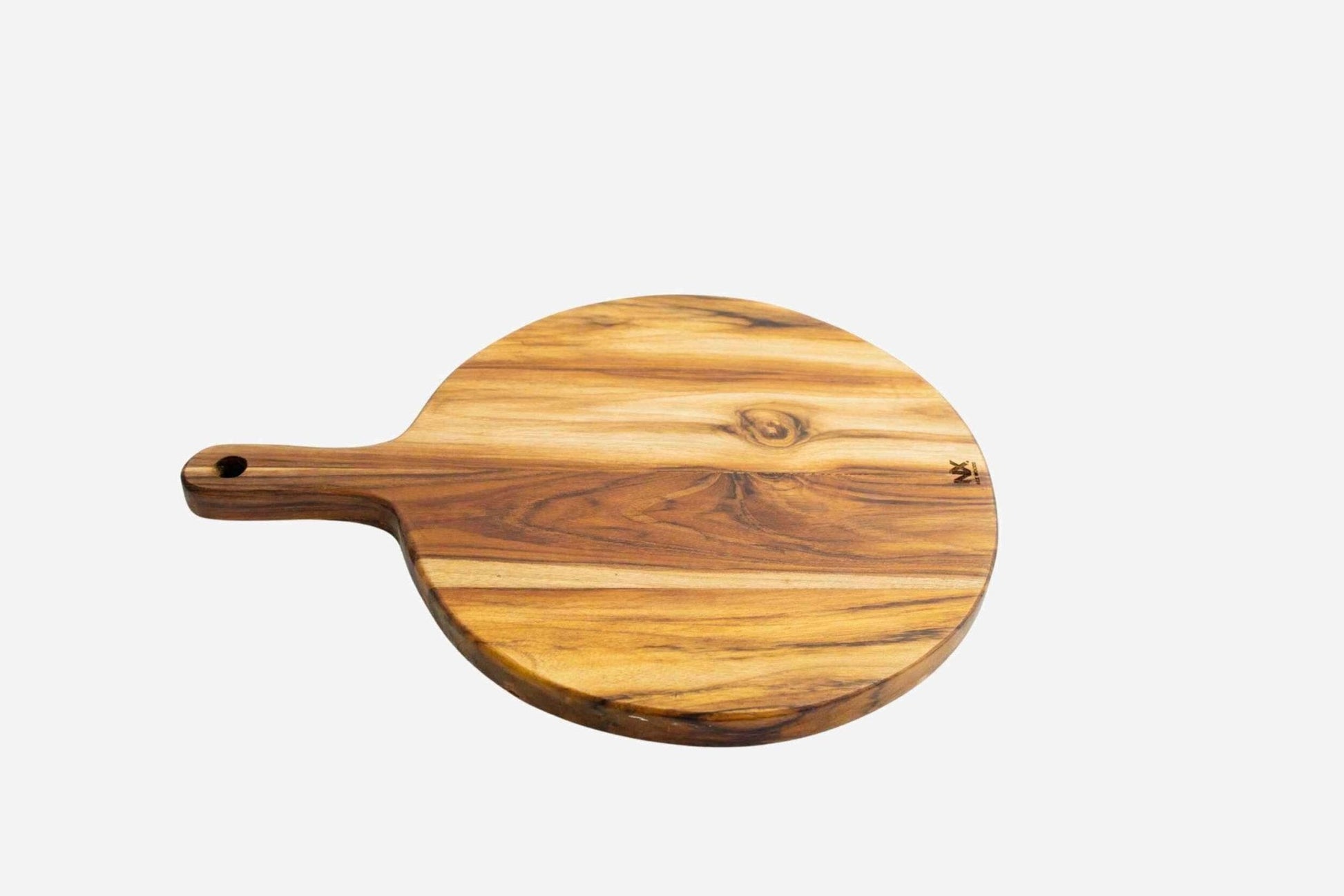 Round Teak Wood Pizza Board – Serve & Slice with Ease - NixWoods