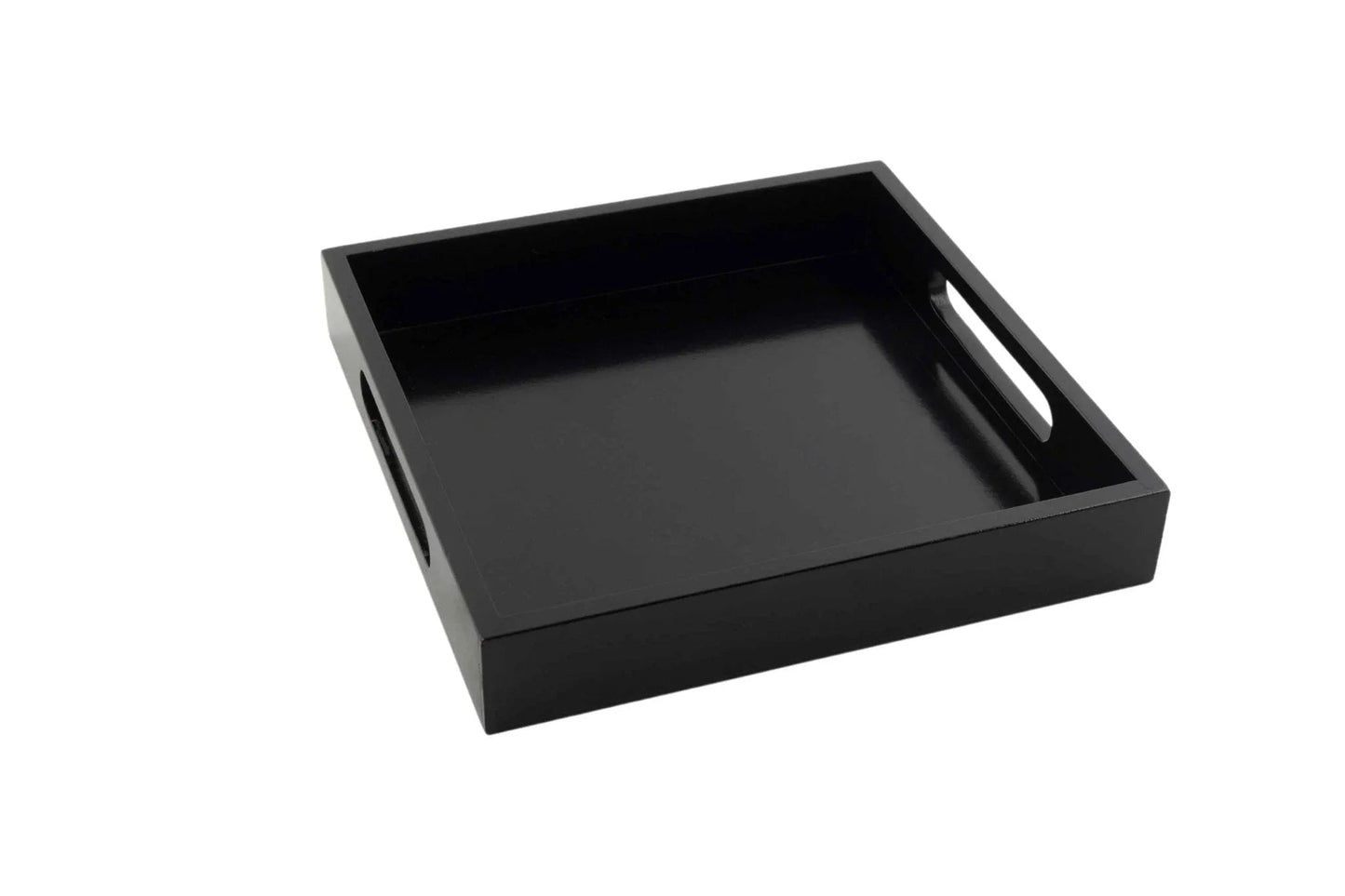 Sleek Black MDF Tray – Minimalist Serving & Organizing Tray for Home & Office - NixWoods