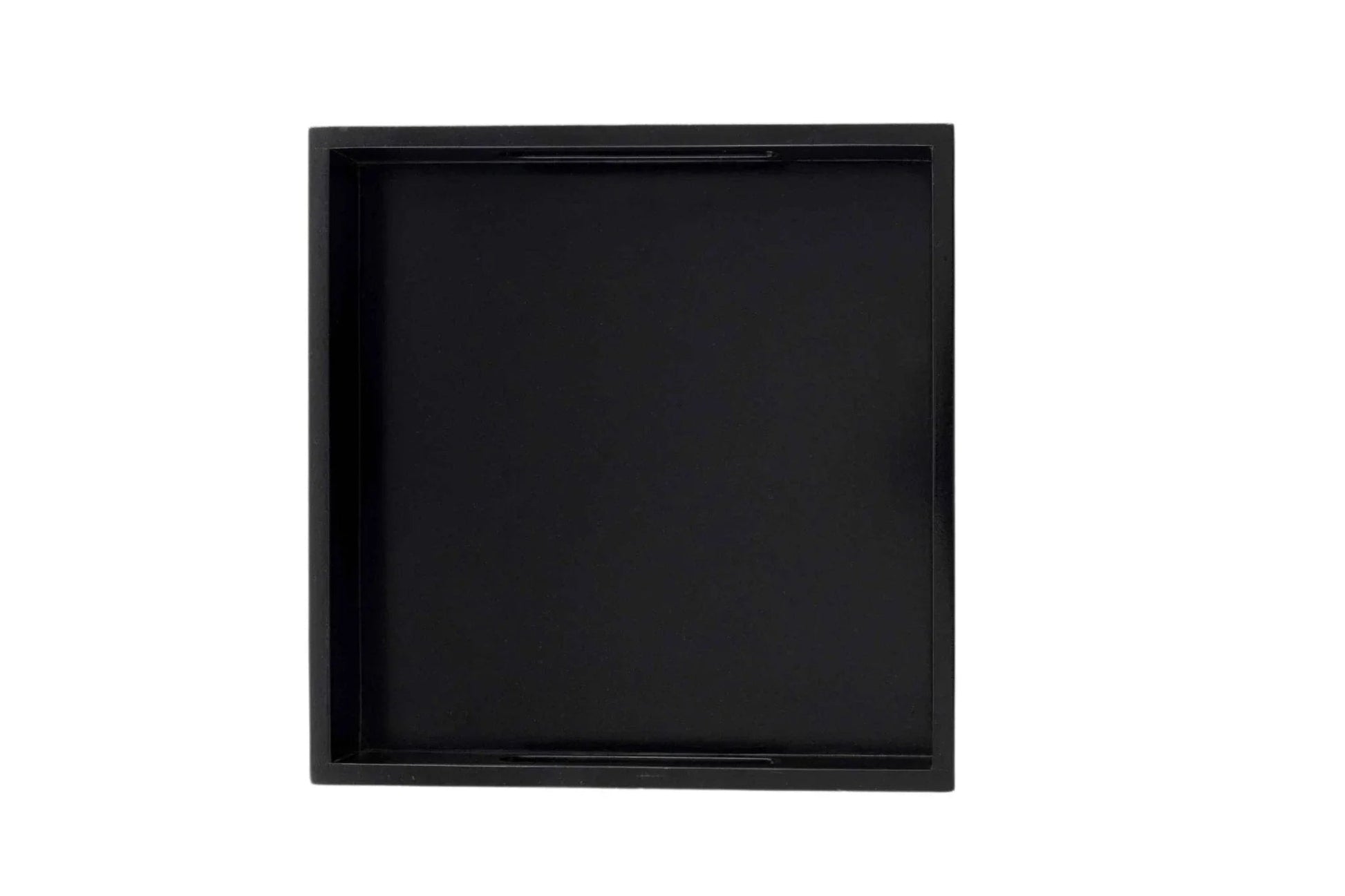 Sleek Black MDF Tray – Minimalist Serving & Organizing Tray for Home & Office - NixWoods