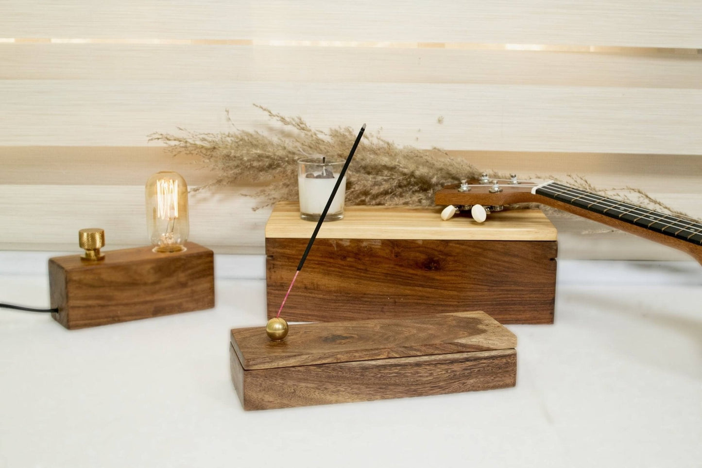 Teak Wood Incense Holder – Simple & Elegant Aroma Diffuser - NixWoods