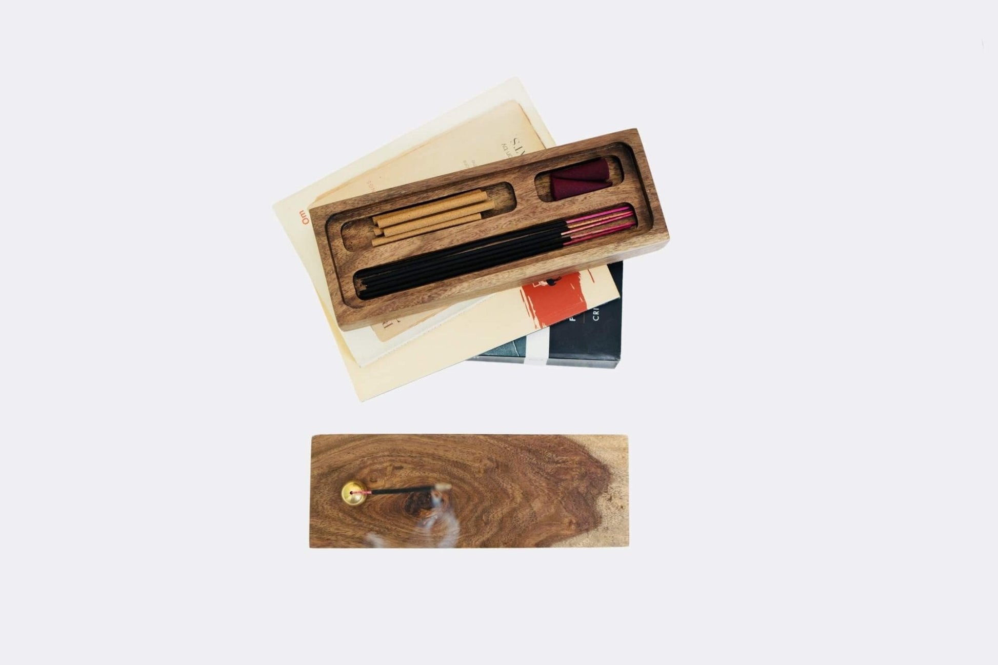 Teak Wood Incense Holder – Simple & Elegant Aroma Diffuser - NixWoods