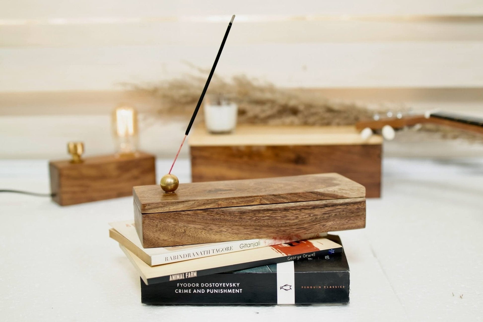 Teak Wood Incense Holder – Simple & Elegant Aroma Diffuser - NixWoods